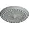 Ekena Millwork Foster Shell Ceiling Medallion (Fits Canopies up to 9 5/8"), 15 3/4"OD x 2"P, Primed White CM15FO - alternate 3